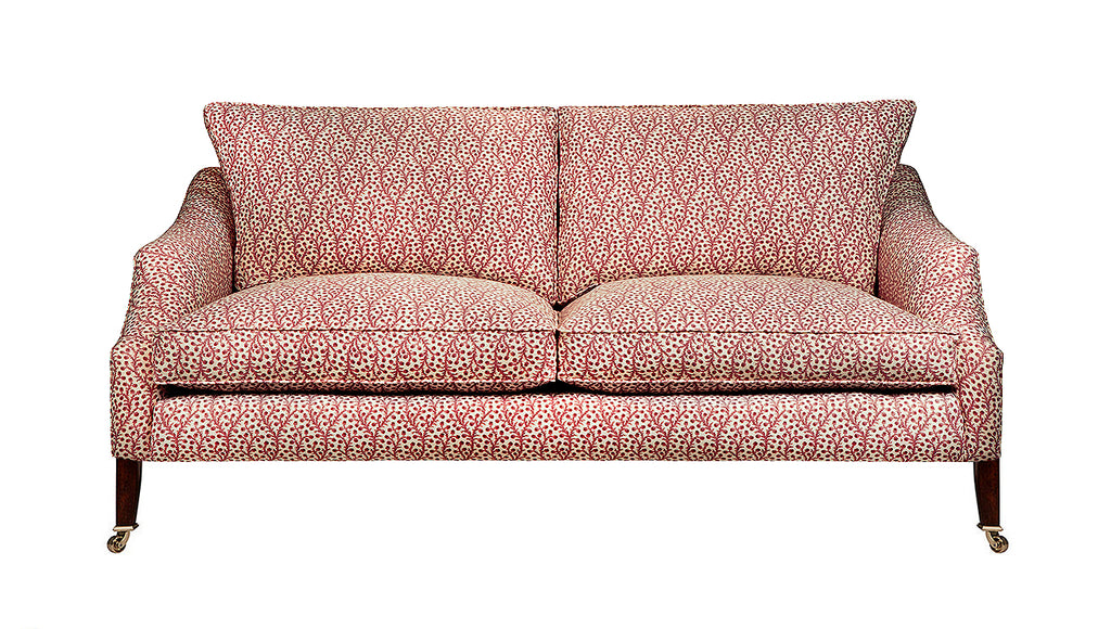 David Seyfried Rochester Sofa in Jean Munro Waterberry Clouded Lilac fabric