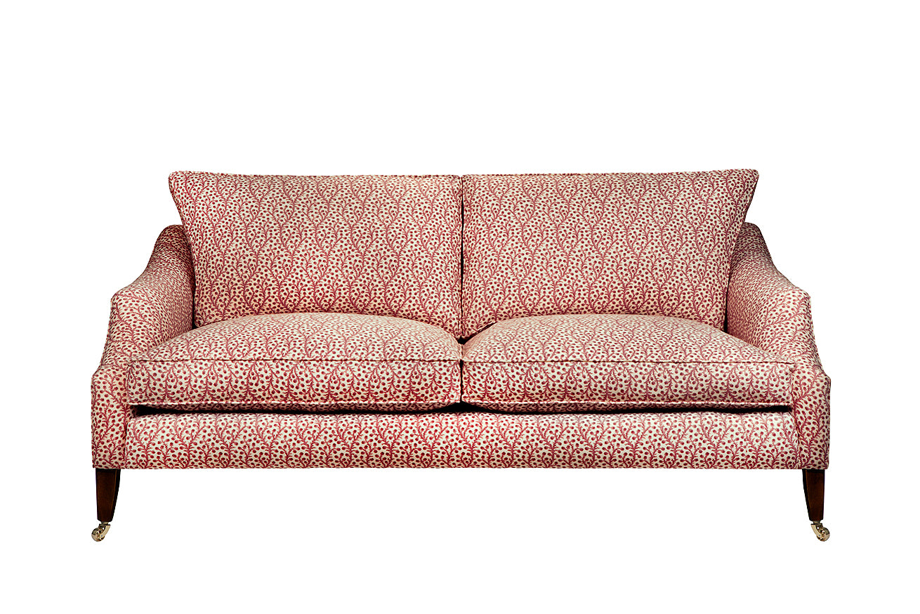 David Seyfried Rochester Sofa in Jean Munro Waterberry Clouded Lilac fabric