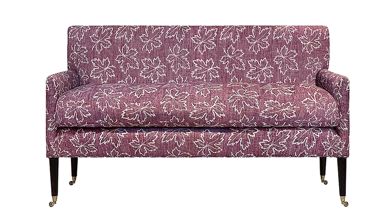 David Seyfried Salvesen Graham Sofa in Fermoie Maple MAPL-002 fabric. Showroom Clearance.