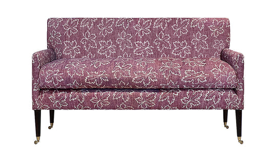 David Seyfried Salvesen Graham Sofa in Fermoie Maple MAPL-002 fabric. Showroom Clearance.