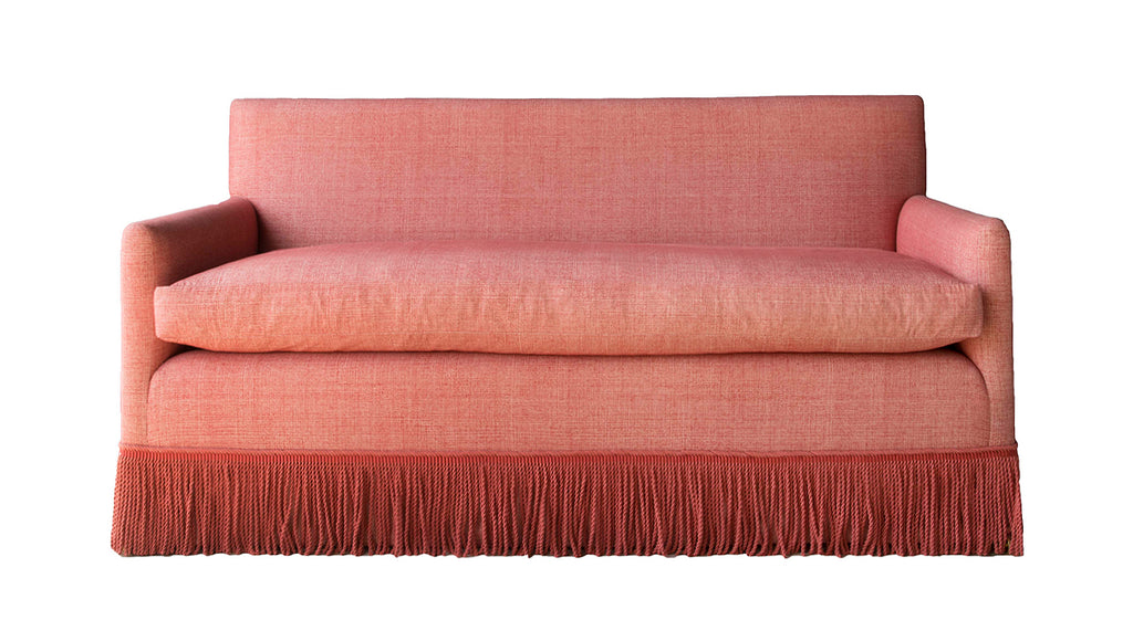 David Seyfried Salvesen Graham Sofa with fringe 