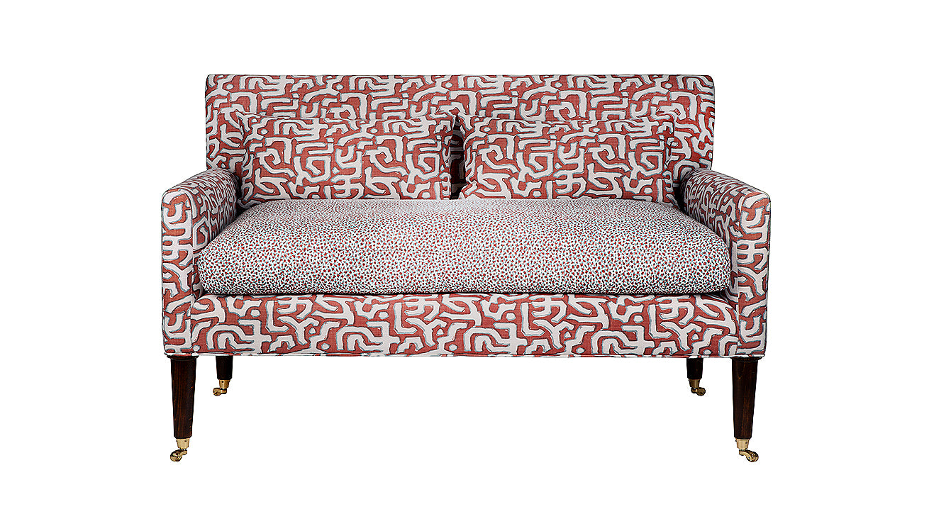 David Seyfried Salvesen Graham sofa in Rapture and Wright fabric