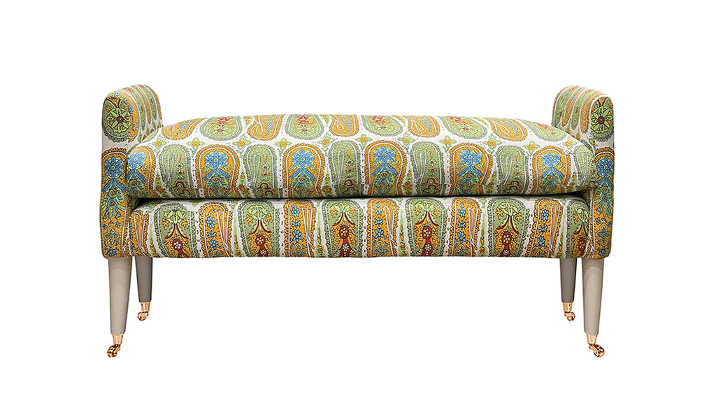 Window Seat in Clarence House Henry fabric