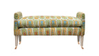 Window Seat in Clarence House Henry fabric