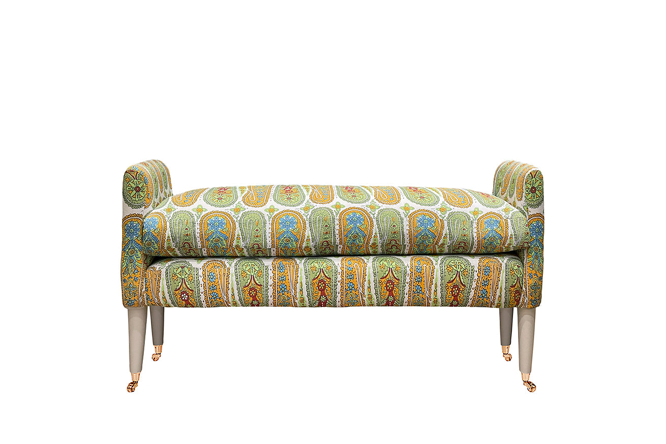 David Seyfried Salvesen Graham Window Seat in Clarence House Henry fabric