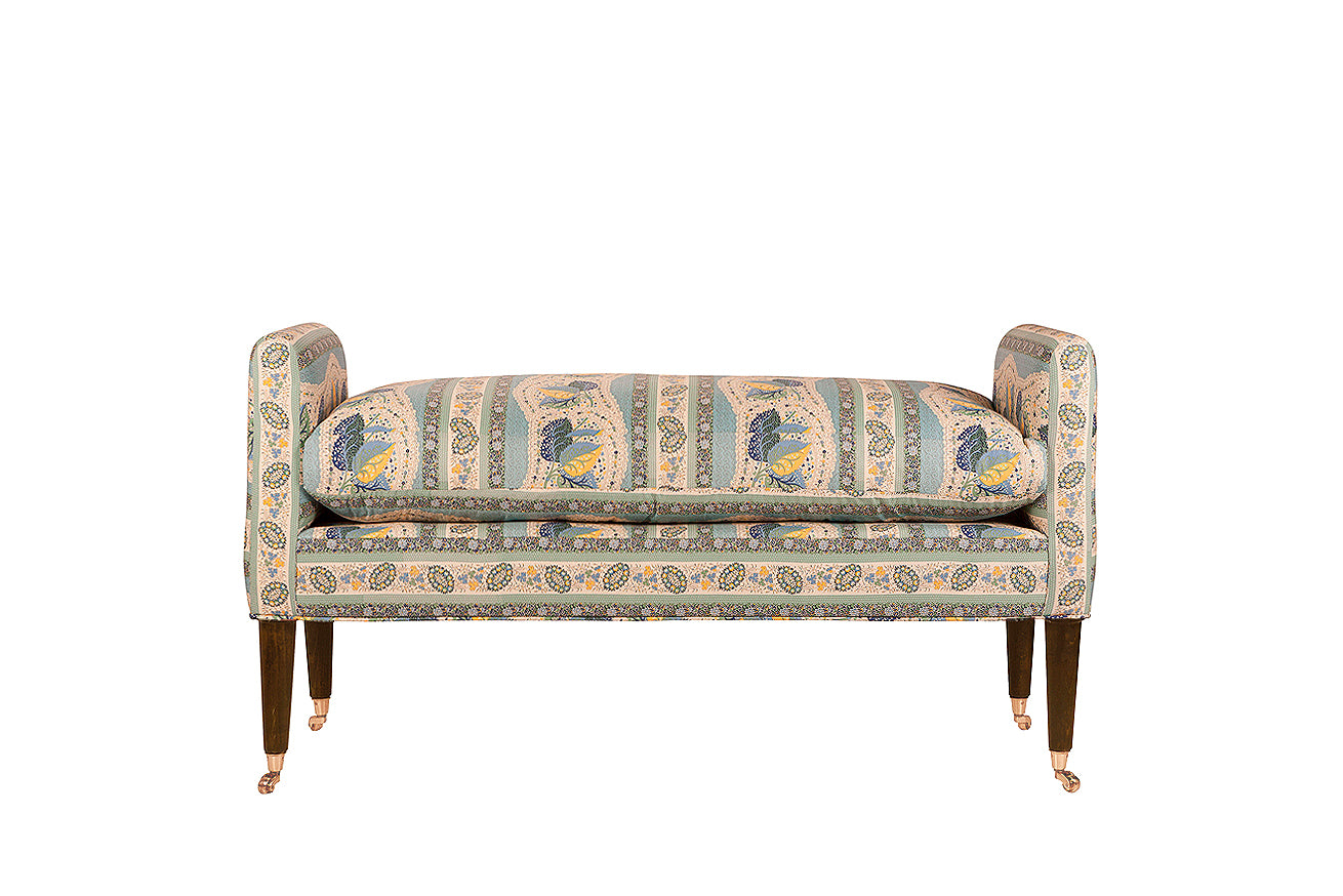 David Seyfried Salvesen Graham Window Seat with patterned fabric