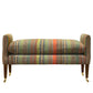 David Seyfried Salvesen Graham Window Seat in Tilton Stripe Arboretum fabric