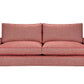 David Seyfried Sanford Sofa in red fabric