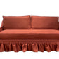 David Seyfried Thurloe Sofa in Kirkby Design Soho Srendite Linen fabric