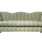 David Seyfried Wave sofa in Studio Humbug Meander Pickle fabric