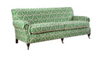 David Seyfried William IV Sofa (Fixed Back) with pattern. Side view 