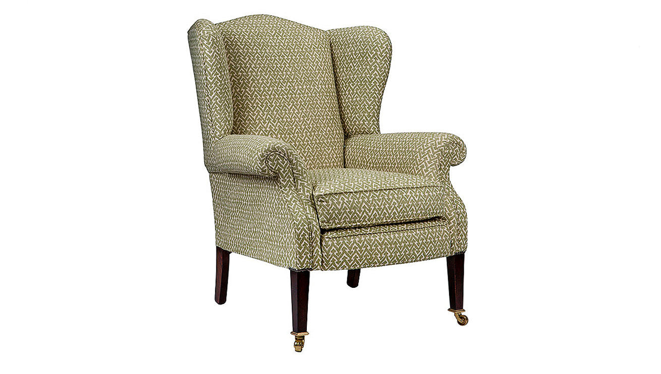 David Seyfried Wing Chair with georgian legs