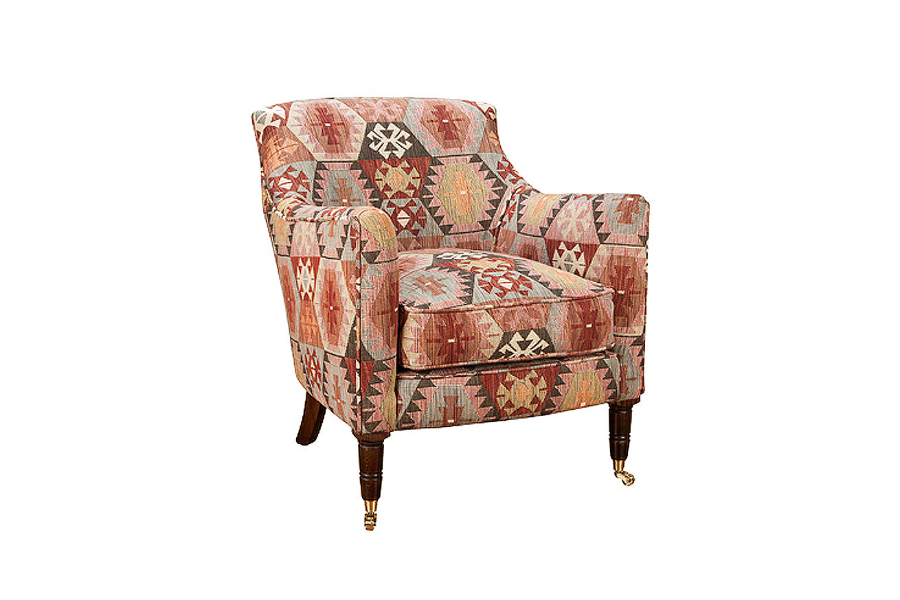 David Seyfried Cadogan Chair (Turned Leg) Kilim pattern