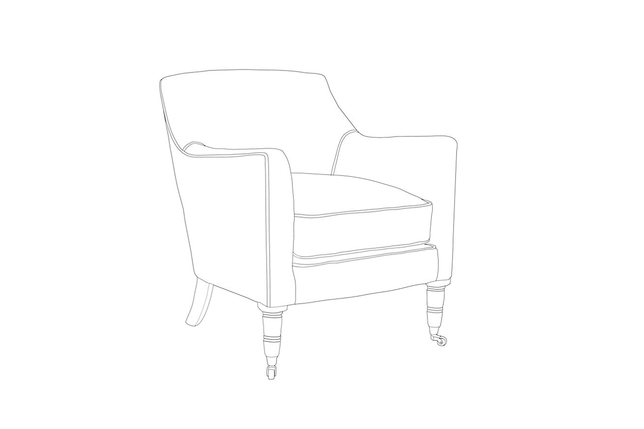 David Seyfried Cadogan Chair (Turned Leg) sketch