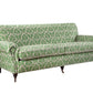 David Seyfried William IV Sofa (Fixed Back) with pattern side view 